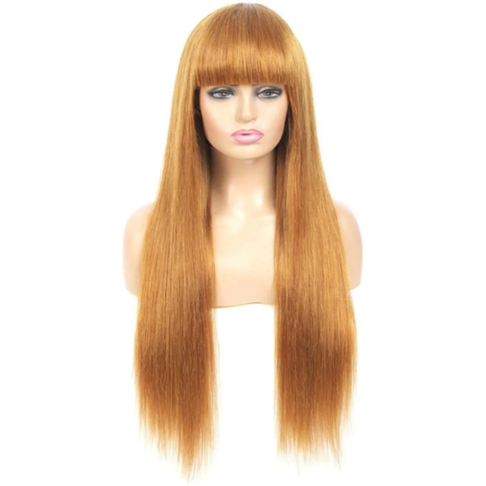 Blooming Hair  100% 10A Human Hair Bang Wig